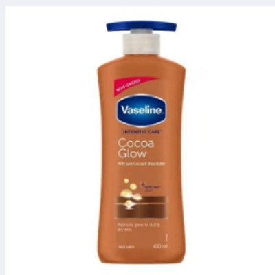 Picture of International India Product Skin care Vaselin Intensive Care Cocoa glow body lotion used for male/female - 400 ml