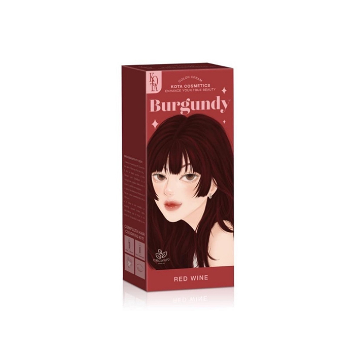 Picture of KOTA Cosmetics Hair Color Cream -Cherry Red
