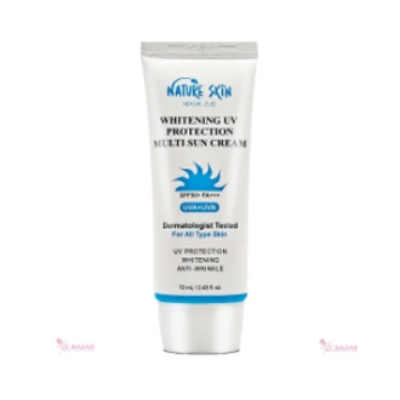 Picture of International Korean Product Skin care SUN CREAM Nature skin Whitening Uv sun Protection cream SPF 50+ used for male/female - 72 ml