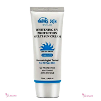 Picture of International Korean Product Skin care SUN CREAM Nature skin Whitening Uv sun Protection cream SPF 50+ used for male/female - 72 ml