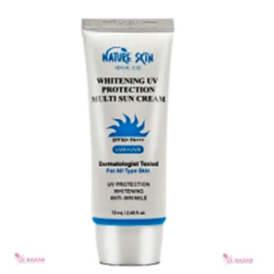 Picture of International Korean Product Skin care SUN CREAM Nature skin Whitening Uv sun Protection cream SPF 50+ used for male/female - 72 ml