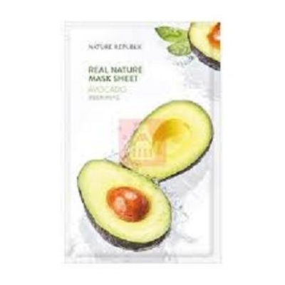 Picture of International Korean Product Skin care NATURE REPUBLIC Real nature AVOCADO mask sheet used for male/female - 23 ml