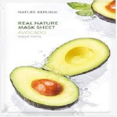 Picture of International Korean Product Skin care NATURE REPUBLIC Real nature AVOCADO mask sheet used for male/female - 23 ml