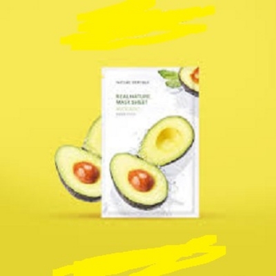 Picture of International Korean Product Skin care NATURE REPUBLIC Real nature AVOCADO mask sheet used for male/female - 23 ml