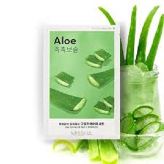 Picture of International Korean Product Skin care MISSHA Aloe mask sheet used for male/female - 19 gm
