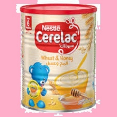 Picture of International European food item Cerelac infant cereals Wheat with Milk 12 months (Honey) - 400 gm
