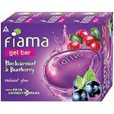 Picture of International Indian Product Fiama Di Wills Gel Bar, Blackcurrant and Bearberry, 125g