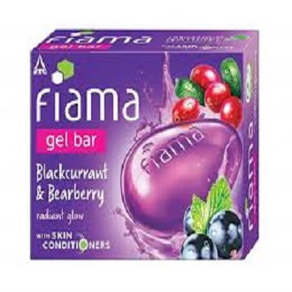 Picture of International Indian Product Fiama Di Wills Gel Bar, Blackcurrant and Bearberry, 125g