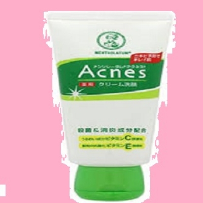 Picture of International Japan product skin care Menthilatum Acnes creamy face wash used for male/female - 50 gm