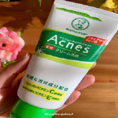 Picture of International Japan product skin care Menthilatum Acnes creamy face wash used for male/female - 50 gm