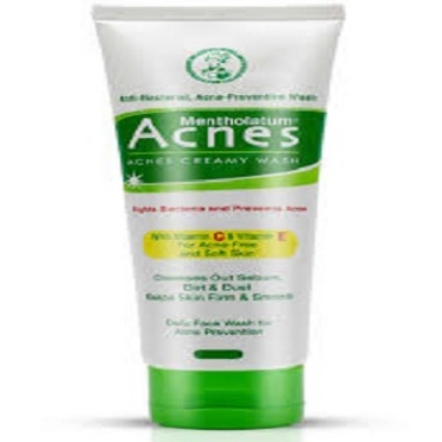 Picture of International Japan product skin care Menthilatum Acnes creamy face wash used for male/female - 50 gm