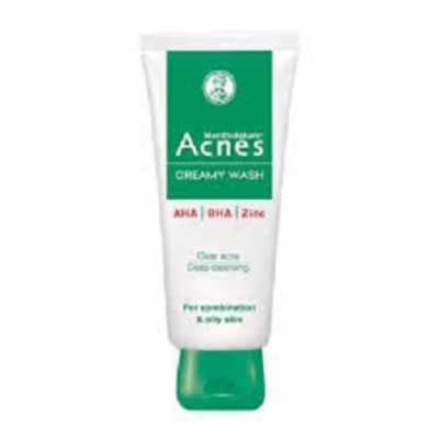 Picture of International Japan product skin care Menthilatum Acnes creamy face wash used for male/female - 50 gm
