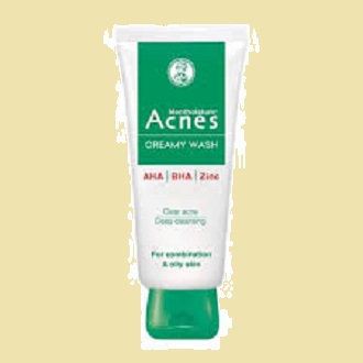 Picture of International Japan product skin care Menthilatum Acnes creamy face wash used for male/female - 50 gm