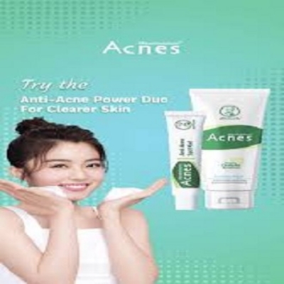 Picture of International Japan product skin care Menthilatum Acnes creamy face wash used for male/female - 50 gm