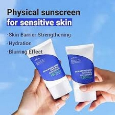 Picture of International Korean Product Skin care SUN CREAM Isntree HYALURINIC ACID WATERY SUN GELSPF 50+ used for male/female - 50 ml
