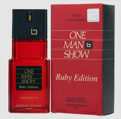 Picture of International France product Body perfume party scent Jacques bogart One man show Ruby edition perfume for male - 100 ml