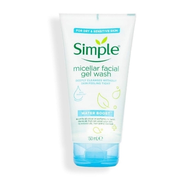 Picture of International UK product micellar facial gel wash used for male/ female - 150 ml e