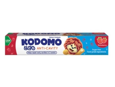 Picture of International Thailand Product Kodomo Children's Toothpaste strawberry Flavor 80 gm