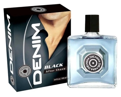 Picture of International UAE product Denim BLACK after shave used for male - 100 ml