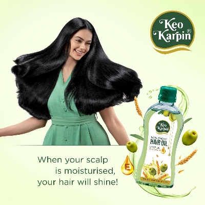 Picture of Keo Karpin Hair Oil |Non-Sticky Hair Oil, Enriched With Natural Vitamin E And Olive Oil 300ml