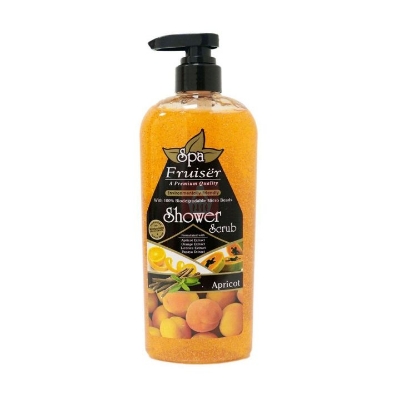 Picture of International Malaysian product Body wash Shower scrub SPA Apricot used for male / female- 730 ml