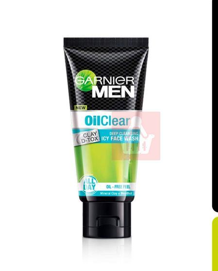Picture of Garnier - Men Oil Clear Deep Cleansing Icy Face Wash - 100gm