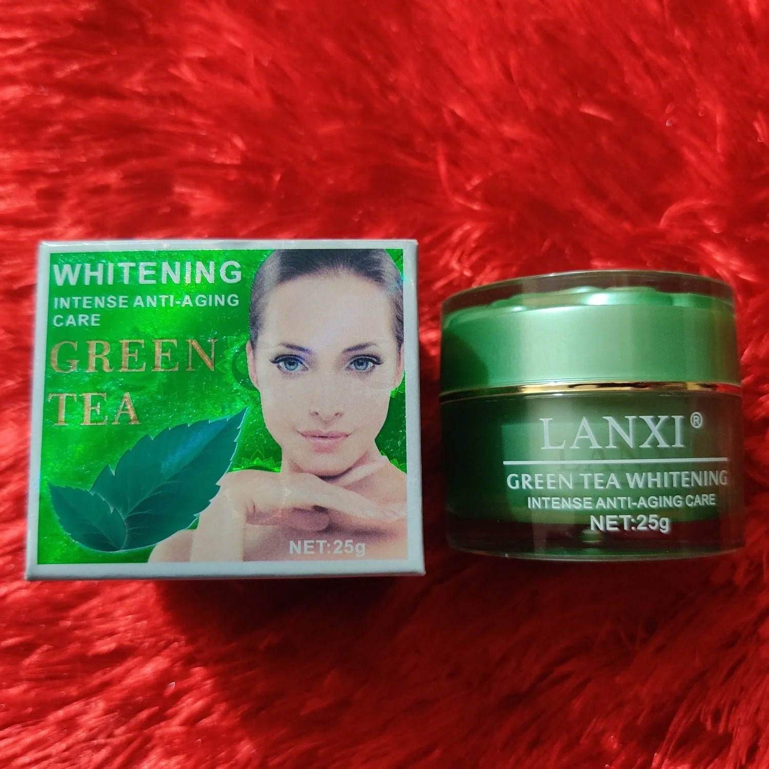 Picture of Lanxi Green Tea Whitening Intense Anti Aging Care Cream - 20g (Taiwan)