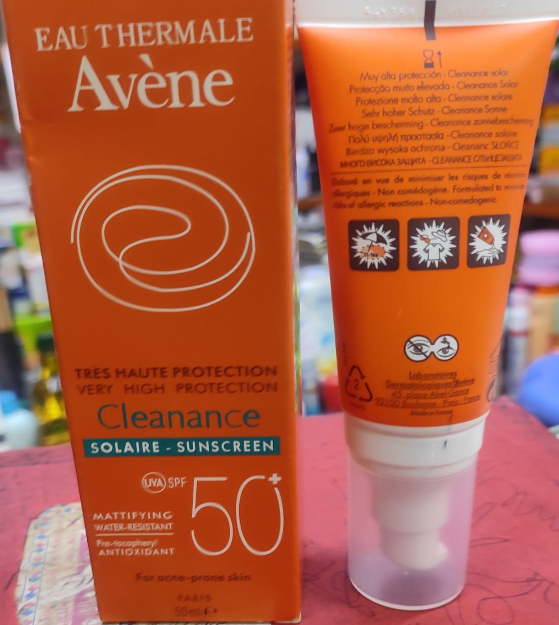 Picture of International France Product Avene Very High Protection Fluid SPF50+ Sunscreen For Sensitive Skin 50 ml