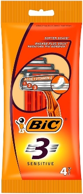 Picture of Bic 3 Sensitive Razors with Blade - Pack of 4