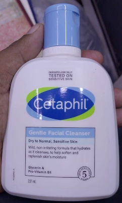 Picture of Cetaphil Face Wash Gentle Skin Cleanser for Dry to Normal, Sensitive Skin - 237 ml