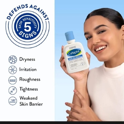 Picture of Cetaphil Face Wash Gentle Skin Cleanser for Dry to Normal, Sensitive Skin - 237 ml