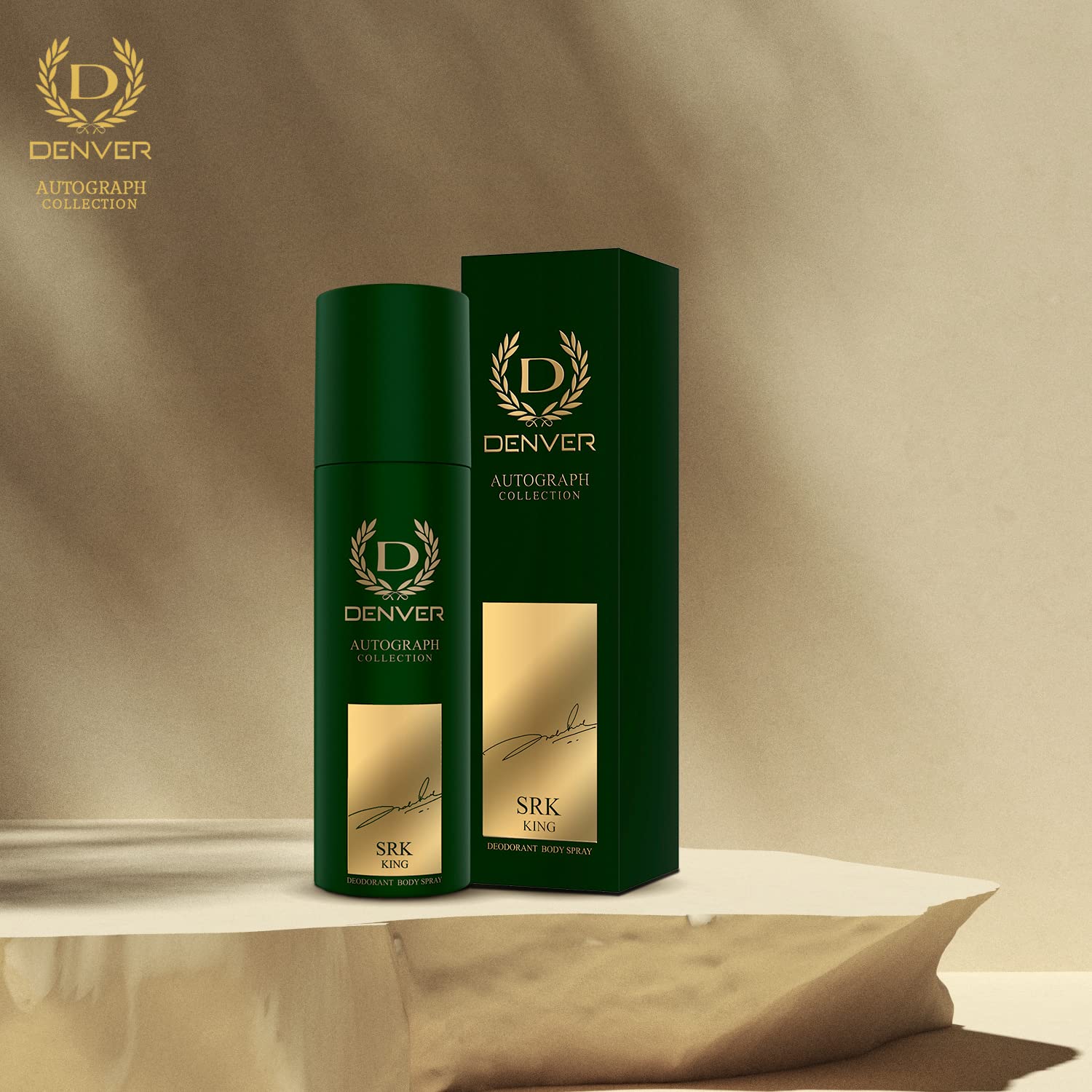 Picture of DENVER SRK King Deodorant Autograph Collection - (140ML)
