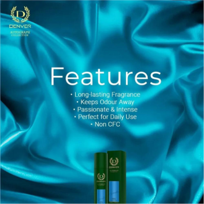 Picture of DENVER SRK King Deodorant Autograph Collection - (140ML)