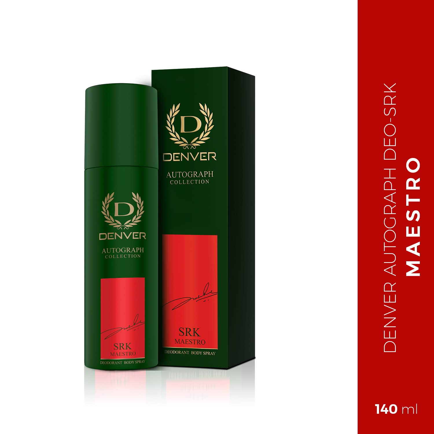 Picture of DENVER SRK Maestro Autograph Collection Deodorant Spray - For Men (140ML)