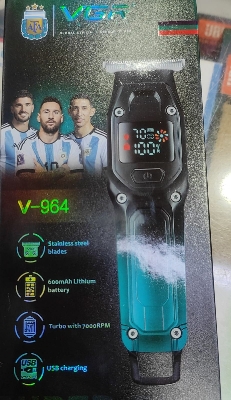 Picture of Vgr V-964 Hair Clipper Cordless Rechargeable Professional Hair Clipper for Men with Turbo