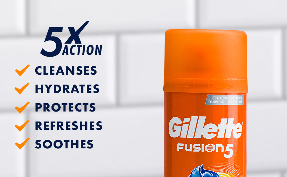 Picture of Fusion 5 Sensitive Shaving Gel 200ml