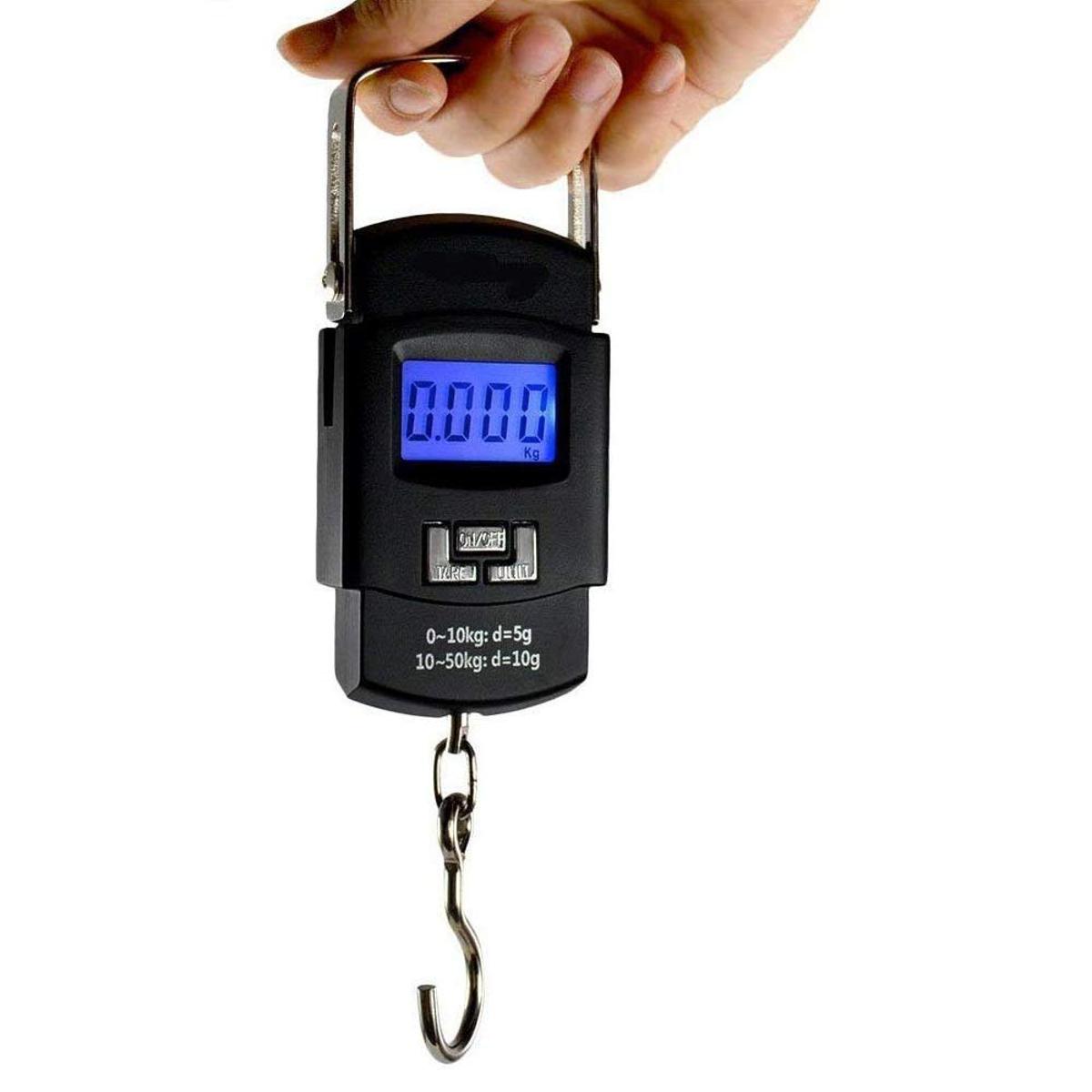 Picture of Electronic Portable LCD Digital Scale Double Precision Luggage Weight Scale Balance Scales with Hanging Hook