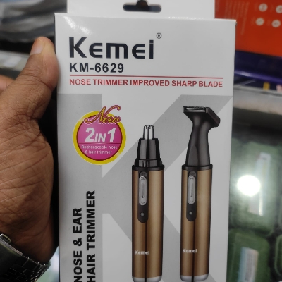 Picture of Kemei 2 in 1 Nose & Ear Hair Trimmer For Men – 6629