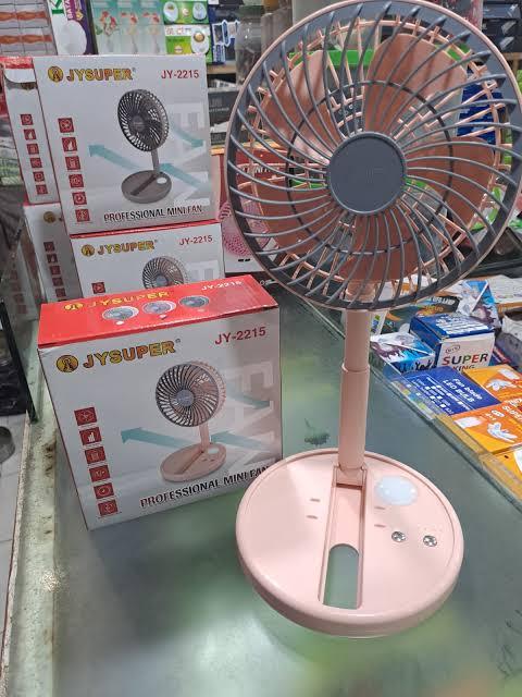 Picture of Jy Super JY-2215 Professional Rechargeable Portable Mini Table Fan