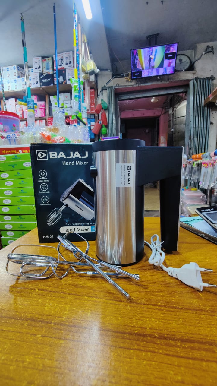 Picture of Bajaj HM-01 Powerful 680-Watt Hand Mixer (Black)