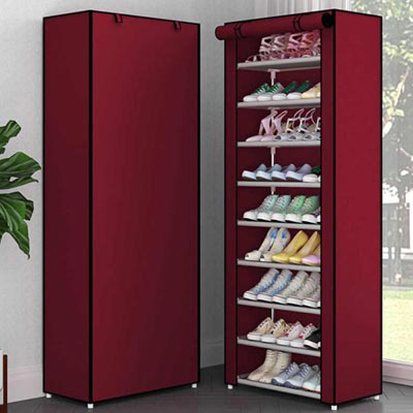 9 layer DIY Combination Dust-proof Cloth Shoe Cabinet ZangSportsonline shop bangladeshothoba.com