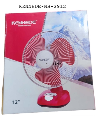 Picture of Table Fan Rechargeable Heavy Duty Fan Defender / kennede 12 inch Model- 2912 ( 10 Years Life Time )