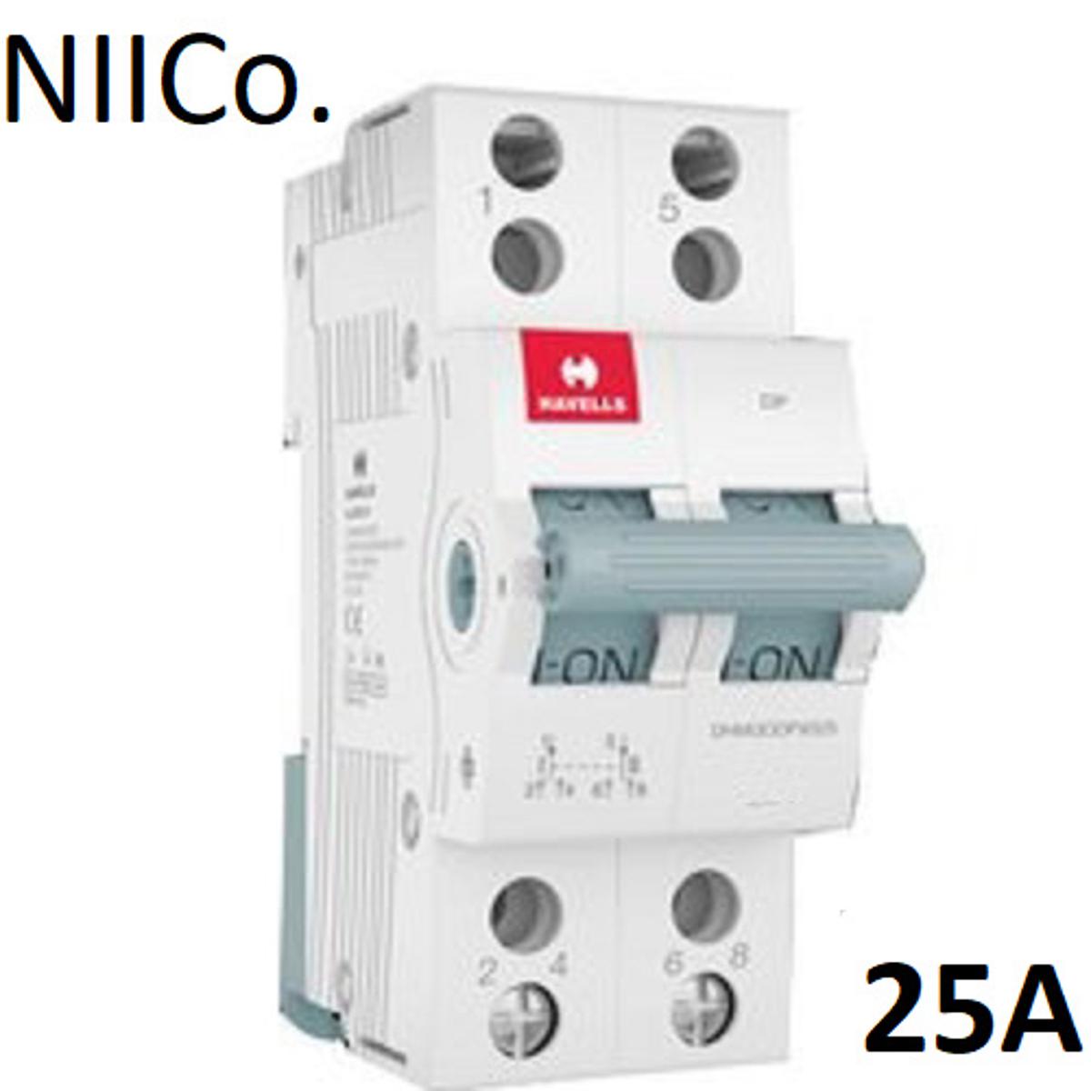Picture of Circuit Breaker Havells MCB-Double Pole 25A 10KA