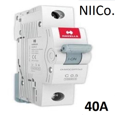 Picture of Circuit Breaker Havells MCB-Single Pole 40A 10KA