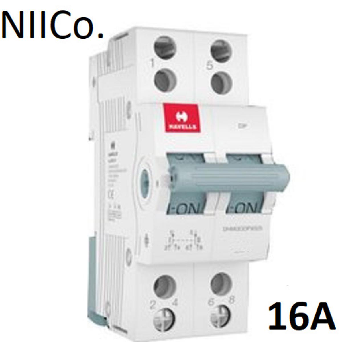 Picture of Circuit Breaker Havells MCB- Double Pole 16A 10KA