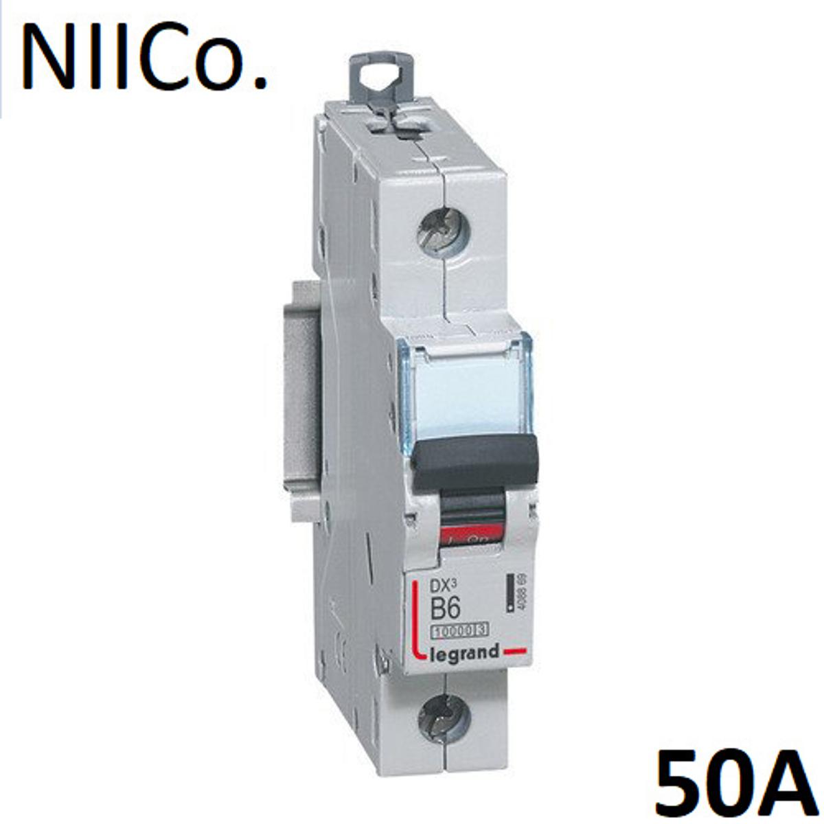 Picture of Circuit Breaker Legrand MCB-Single Pole 50A 10KA