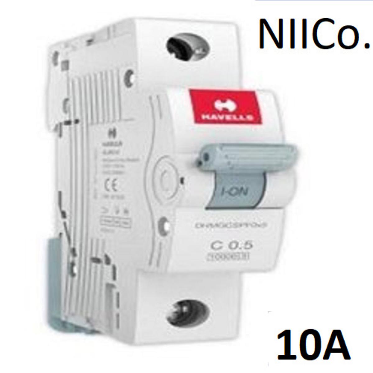 Picture of Circuit Breaker Havells MCB-Single Pole 10A 10KA
