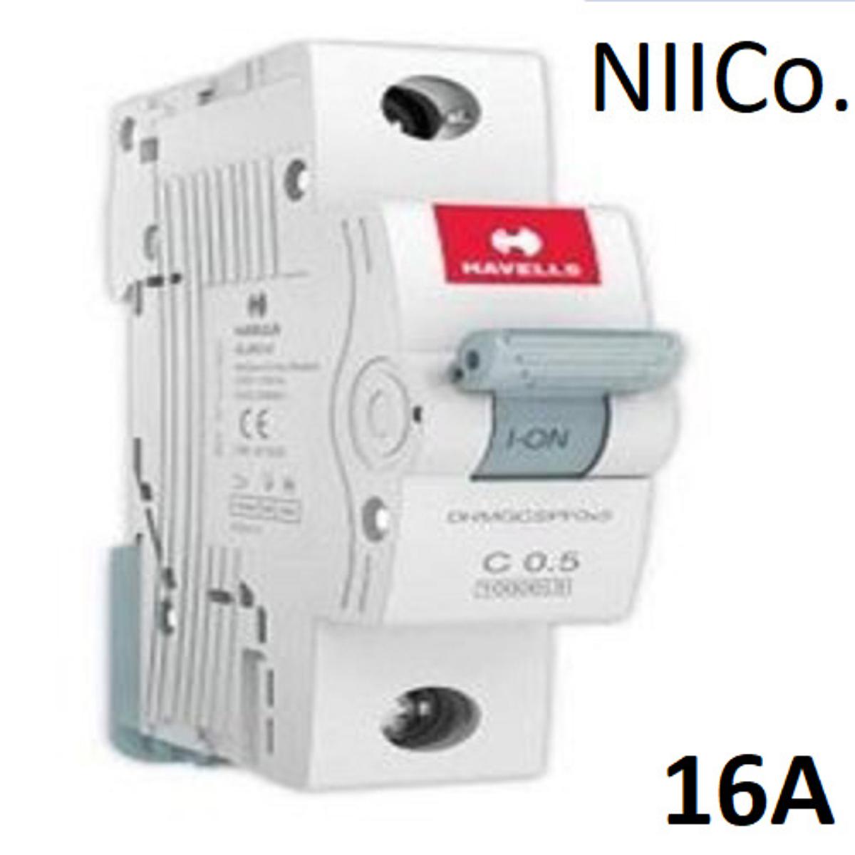 Picture of Circuit Breaker Havells MCB-Single Pole 16A 10KA