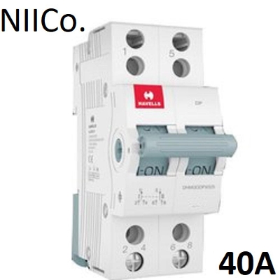 Picture of Circuit Breaker Havells MCB-Double Pole 40A 10KA