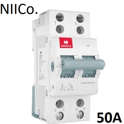 Picture of Circuit Breaker Havells MCB- Double Pole 50A 10KA